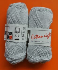 Cotton eight, katoen garen, grijs