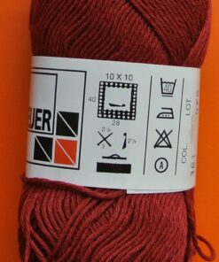 Cotton eight, katoen garen, roestbruin