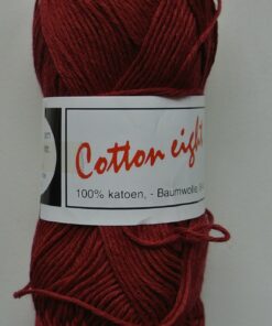 Cotton eight, katoen garen, roestbruin