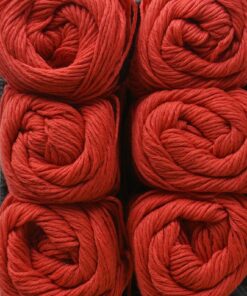 Cotton eight, katoen garen, rood