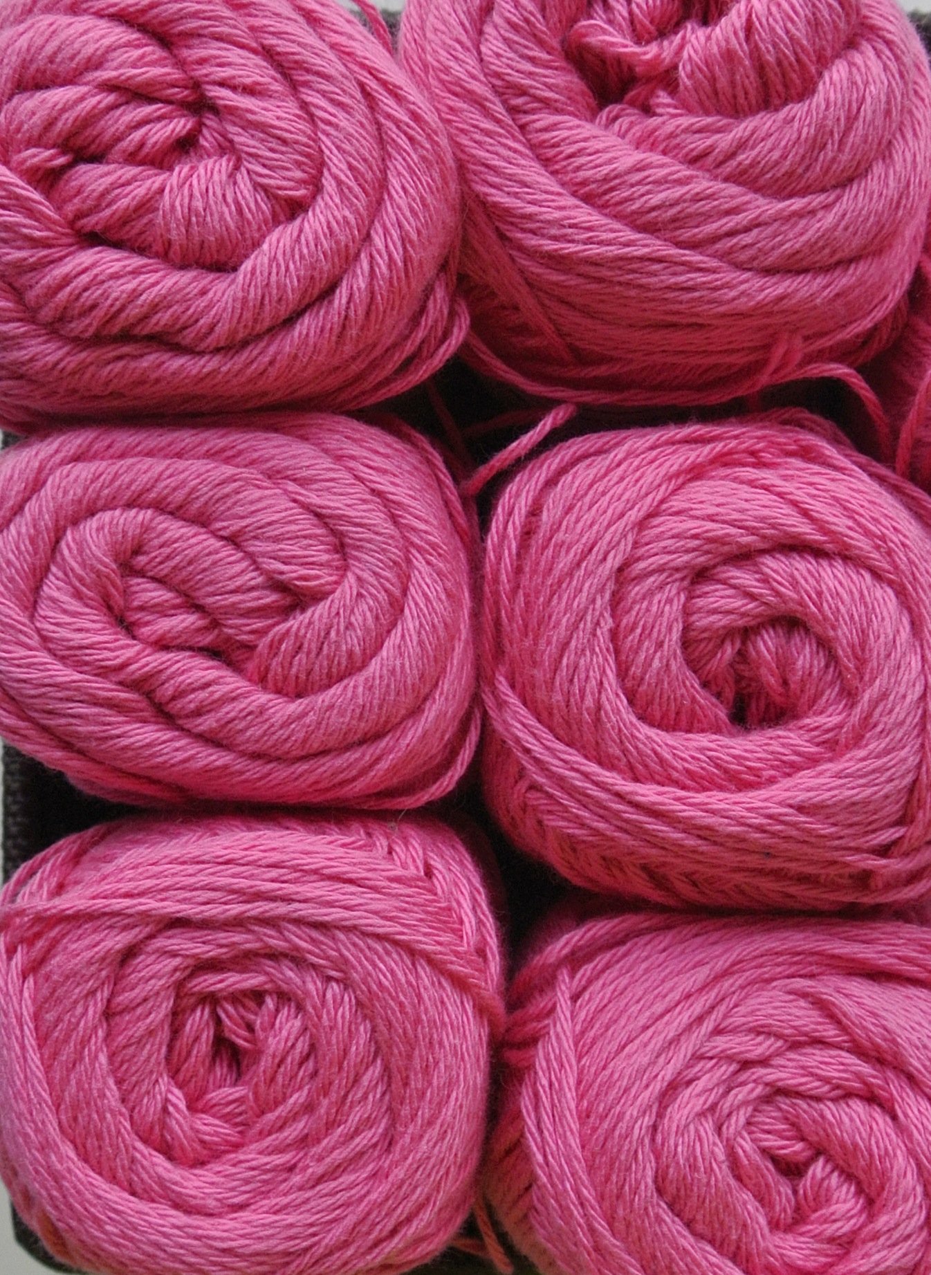 fabriek Ook Melodieus Goedkope dunne katoengaren Cotton eight roze - pendikte 2,5-3mm