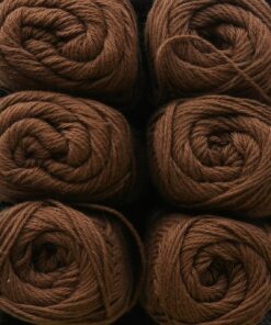 Cotton eight, katoen garen, bruin