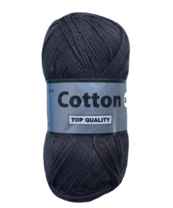 Cotton eight donker grijs katoen garen