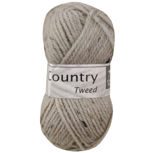 country tweed beige garen acyl en wol
