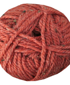 country Tweed garen bruin rood bovenkant