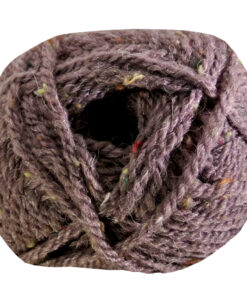 country tweed donker bruin garen