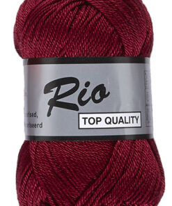 Rio, katoengaren, bordeaux, 848 - Afbeelding 2