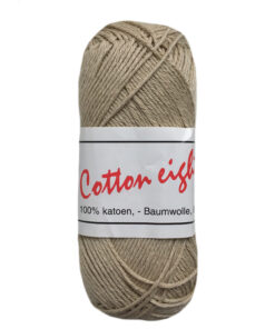 Cotton eight zand 372 - katoen garen - laatste bol