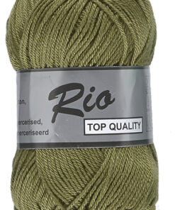Rio, katoengaren, mosgroen, 380 - Afbeelding 2