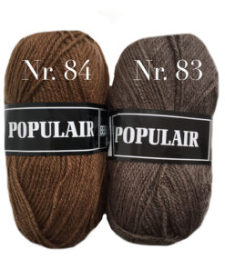 Populair middenbruin (83) Acrylgaren - Afbeelding 3