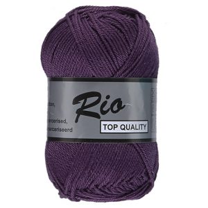 Rio, katoengaren, paars 064
