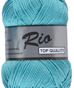Rio, katoengaren, turquoise, 452 - Afbeelding 2