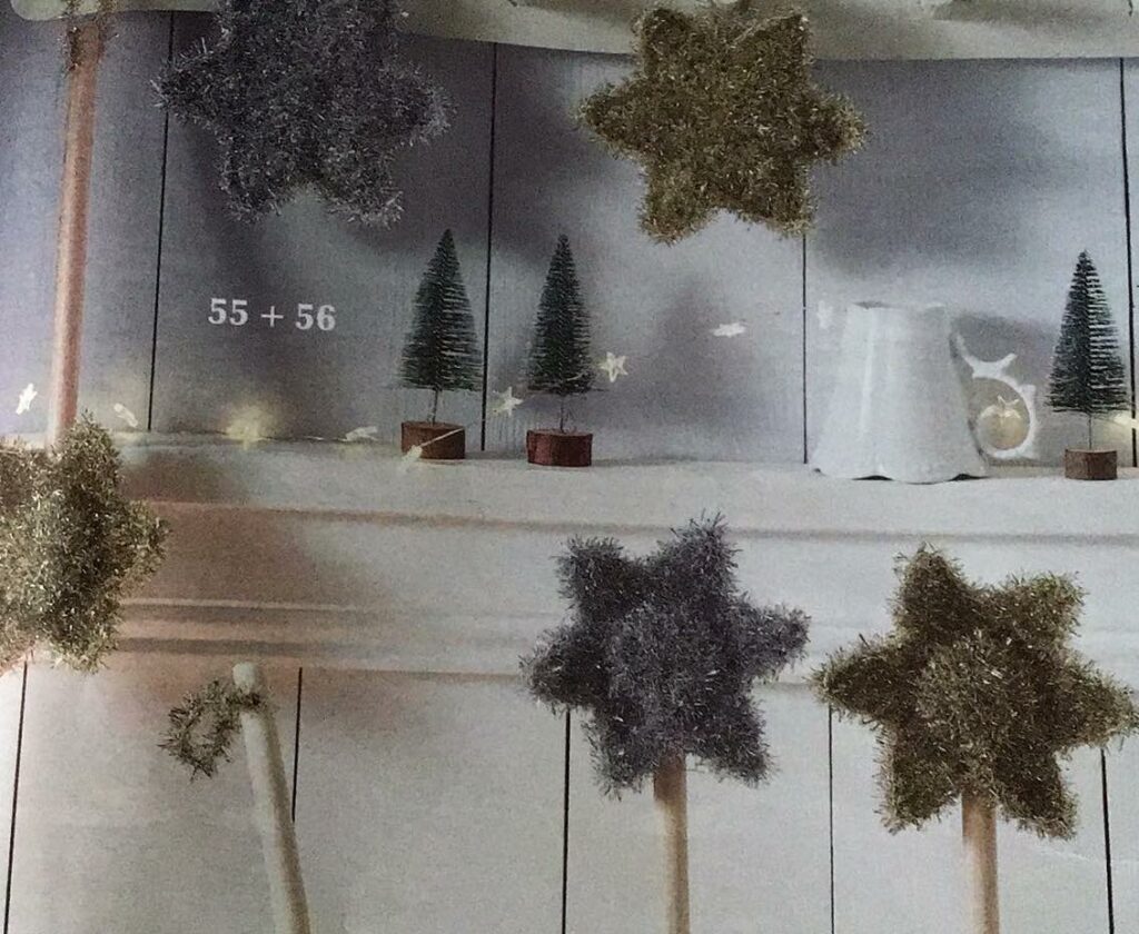 voorbeeld van Creative bubble garen van een ster uit het tijdschrift Anna