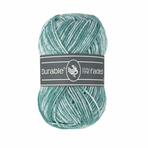 durable cosy fine faded vintage green blauw 2134
