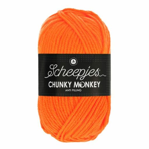 Chunky Monkey Neon orange (1256) acryl garen