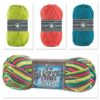 Cadeauset 1 - 10 bollen katoen en acryl garen - frisse kleuren Love this Cotton voordeelset