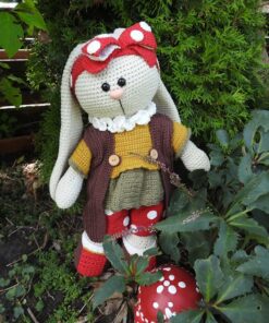 XXL Funny kledingset Dots herfst met XXL bunny