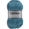 Cotton eight petrol blauw, katoen garen - lammy yarns