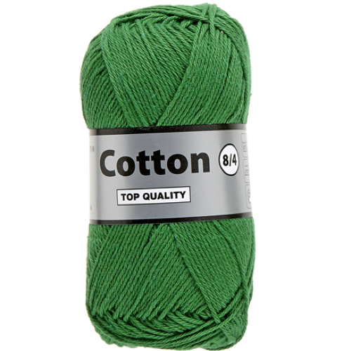 Cotton eight groen 373, katoen garen