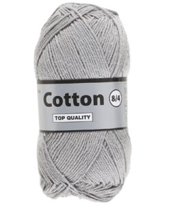 Cotton eight zilver grijs 038, katoen garen