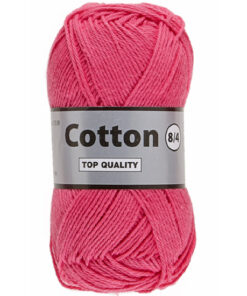 Cotton eight hard roze 020, katoen garen