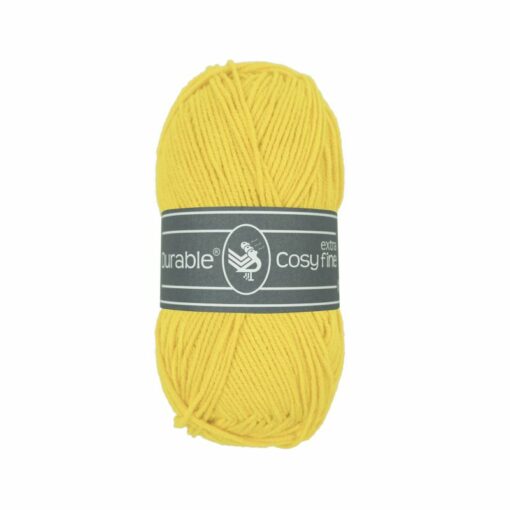Durable Cosy extra Fine bright yellow, nr 2180
