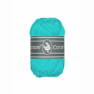 Durable Coral mini aqua 338 - katoen garen