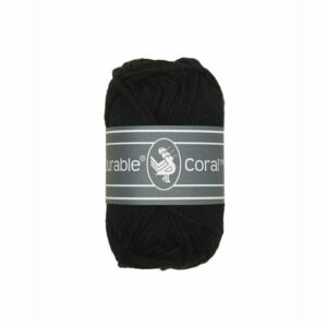 Durable Coral mini black 325 - katoen garen