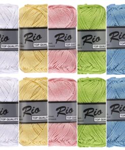 rio lief set met wit katoen garen