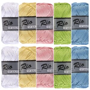 rio lief set met wit katoen garen
