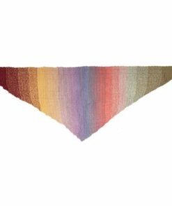 Rico Design, Creative Cotton Dègradè Lucky 8 red lilac omslagdoek
