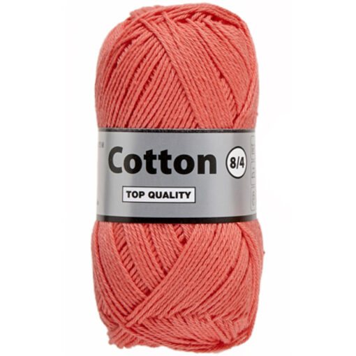 Cotton eight koraal rood 720, katoen garen