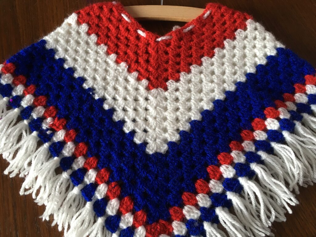 Nederland omslagdoek / poncho haken