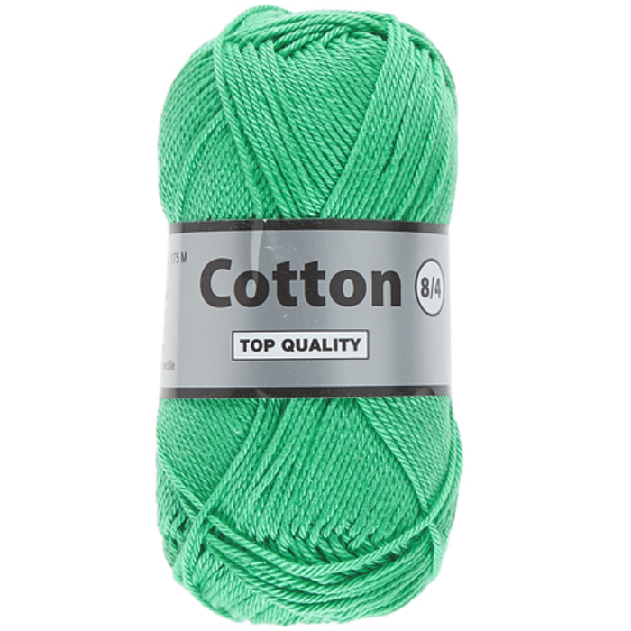 Goedkope katoengaren Cotton eight groen 370