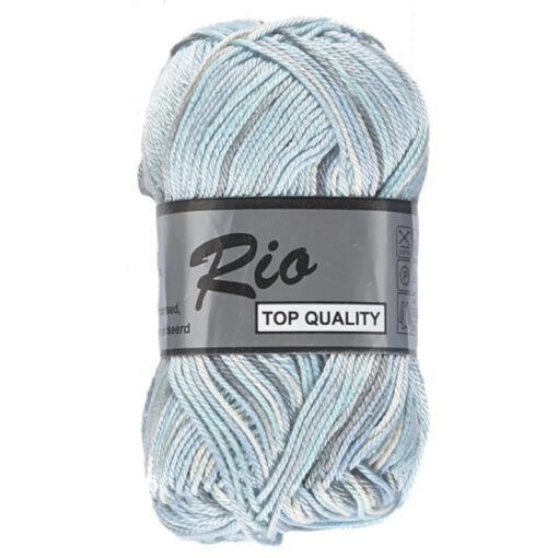 Rio multi, katoengaren, blauw grijs 622