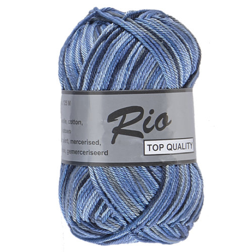 Rio multi, katoengaren, donker blauw 624