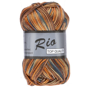 Rio multi, katoengaren, bruin blauw 632