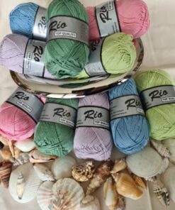pastel kleuren van het rio garen