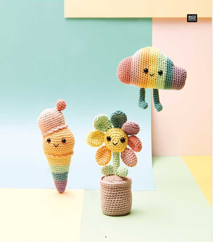 pastel regenboog kleuren rico design haakboekje
