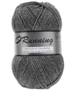New Running uni grijs 002 sokkenwol