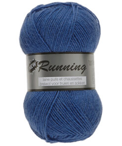 New Running uni blauw 039 sokkenwol