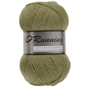 New Running uni olijfgroen 271 sokkenwol