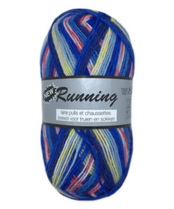 New Running gemêleerd blauw 416 sokkenwol