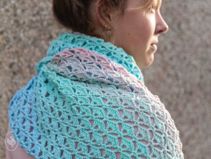 unicorn-shawl(17) durableyarn pastel kleuren haakpatroon