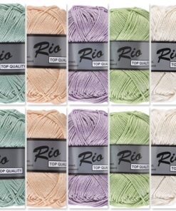 Rio groen pastel kleuren