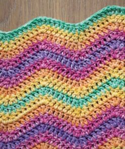 Ripple baby deken faded vrolijk close up van durable