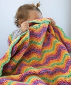 Ripple baby deken faded vrolijk sfeerfoto