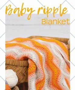 Ripple deken oranje wit pakket