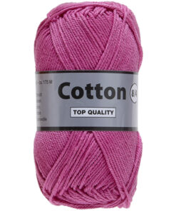 Cotton eight fuchsia roze 014, katoen garen