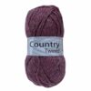 Country Tweed paars rood nr 252 wol en acrylgaren
